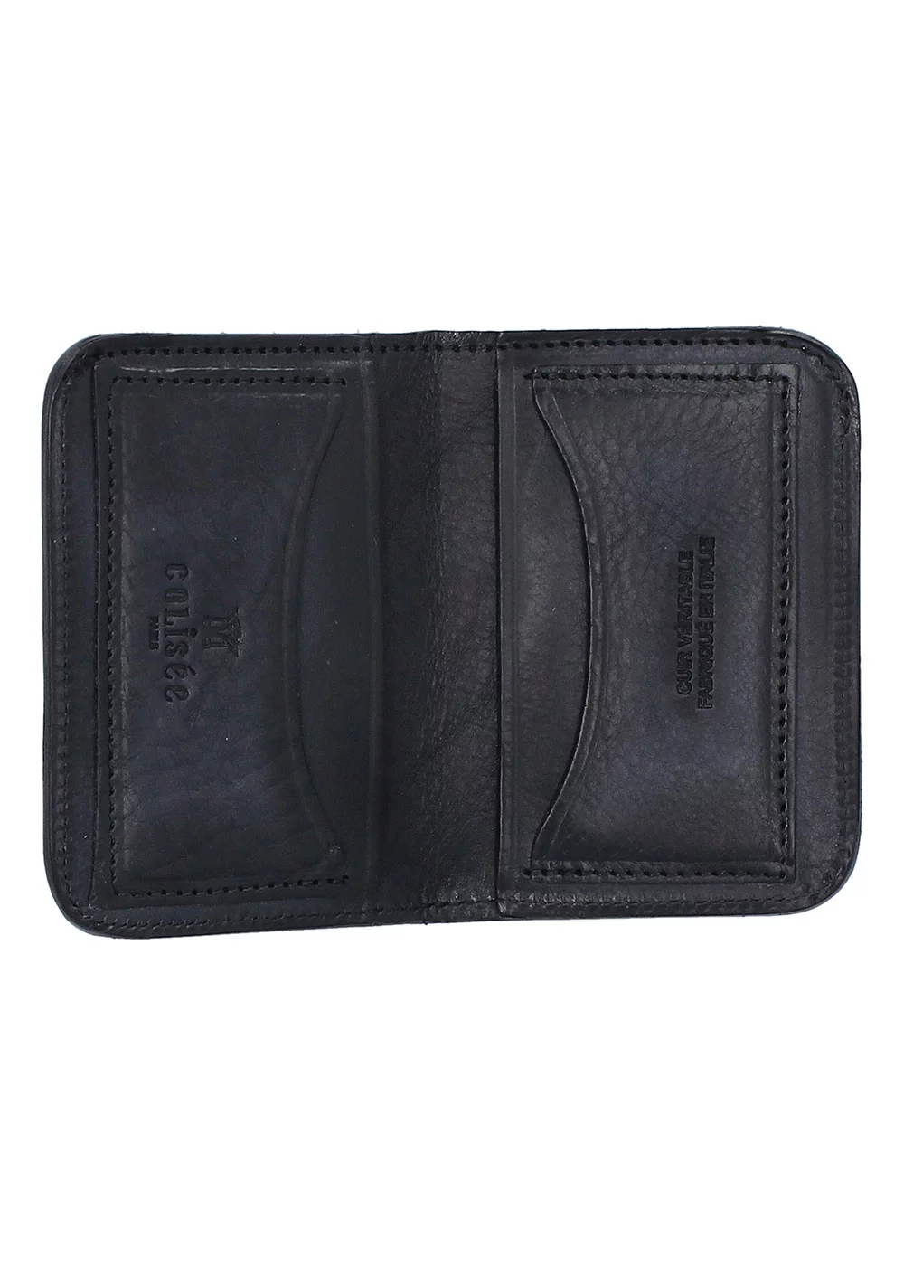 PORTE FEUILLES CARTES GEOFFREY CUIR NOIR