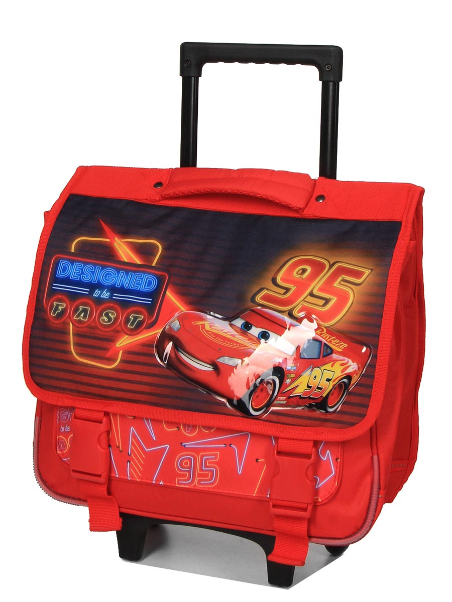 Cartable À roulettes Cars 3 - 38 cm