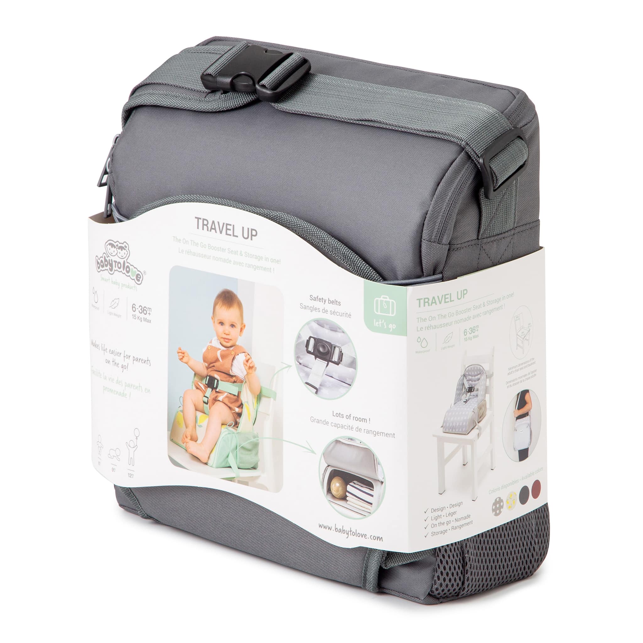 Baby to Love Siège d'Appoint Travel Up - Anthracite