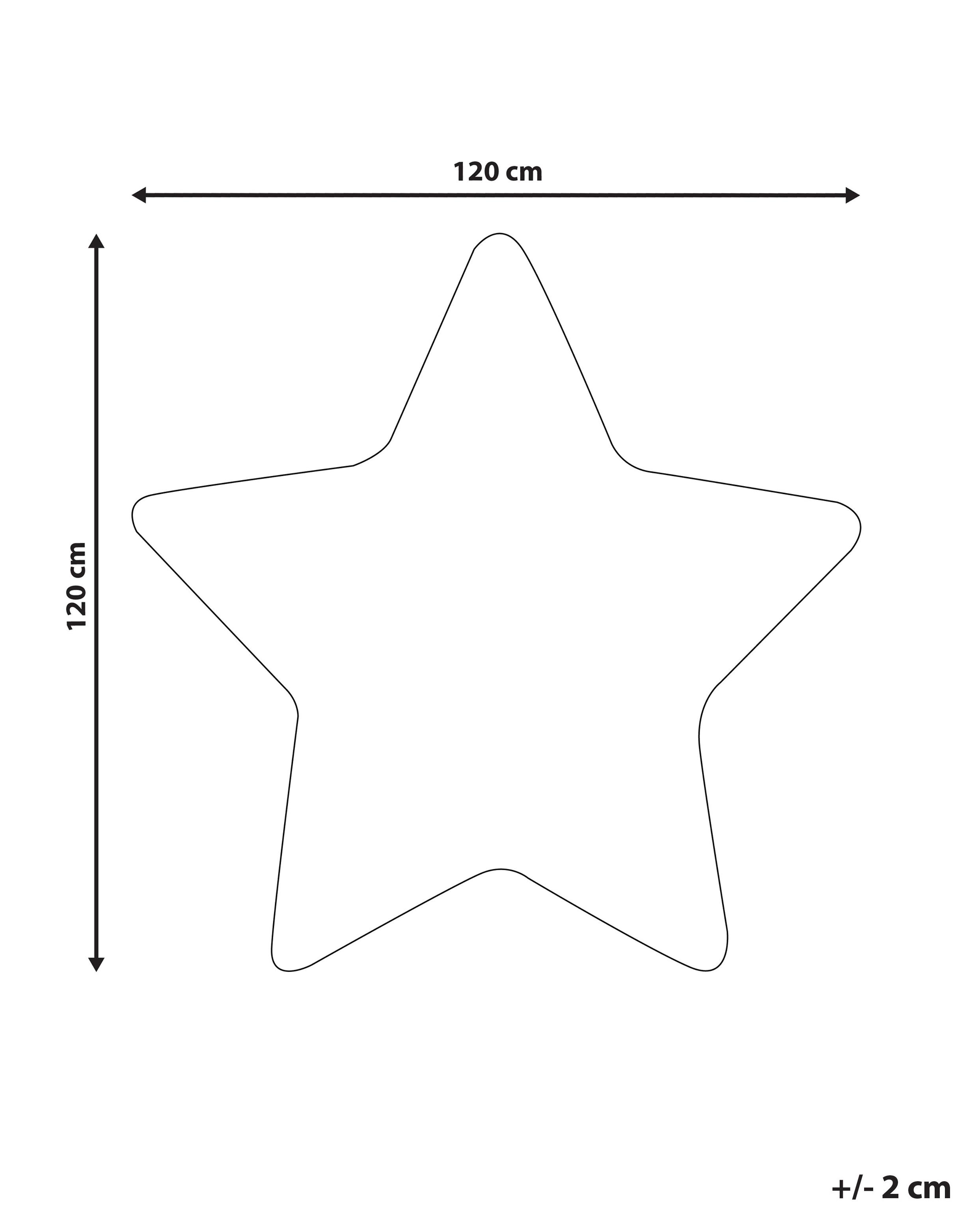 Kindervloerkleed SIRIUS Wit 120 x 120 cm