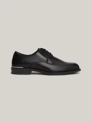 Sapatos Derby de couro com cadarço