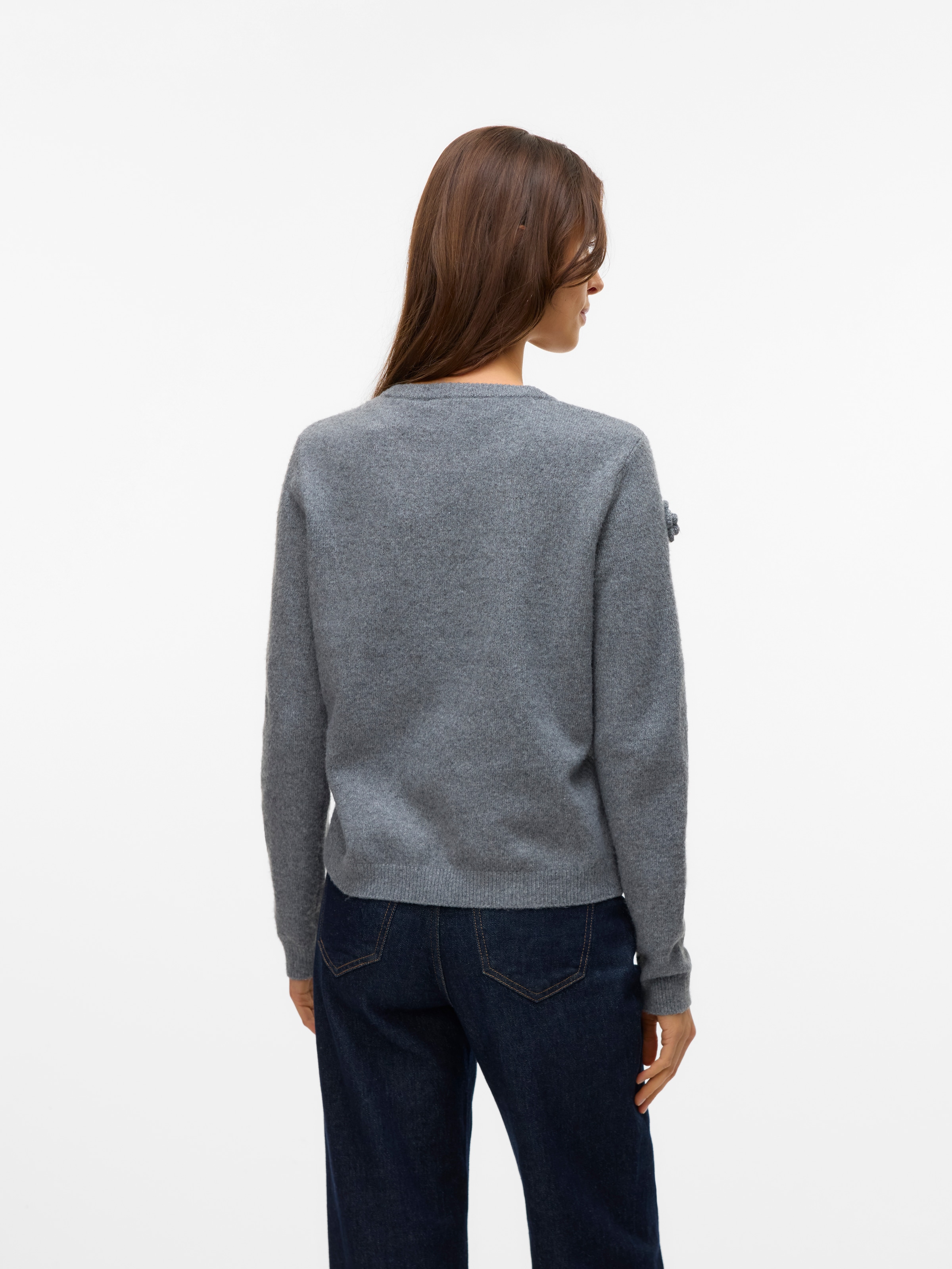 Vero Moda Rundhalspullover »VMROSE LS O-NECK PULLOVER BOO«