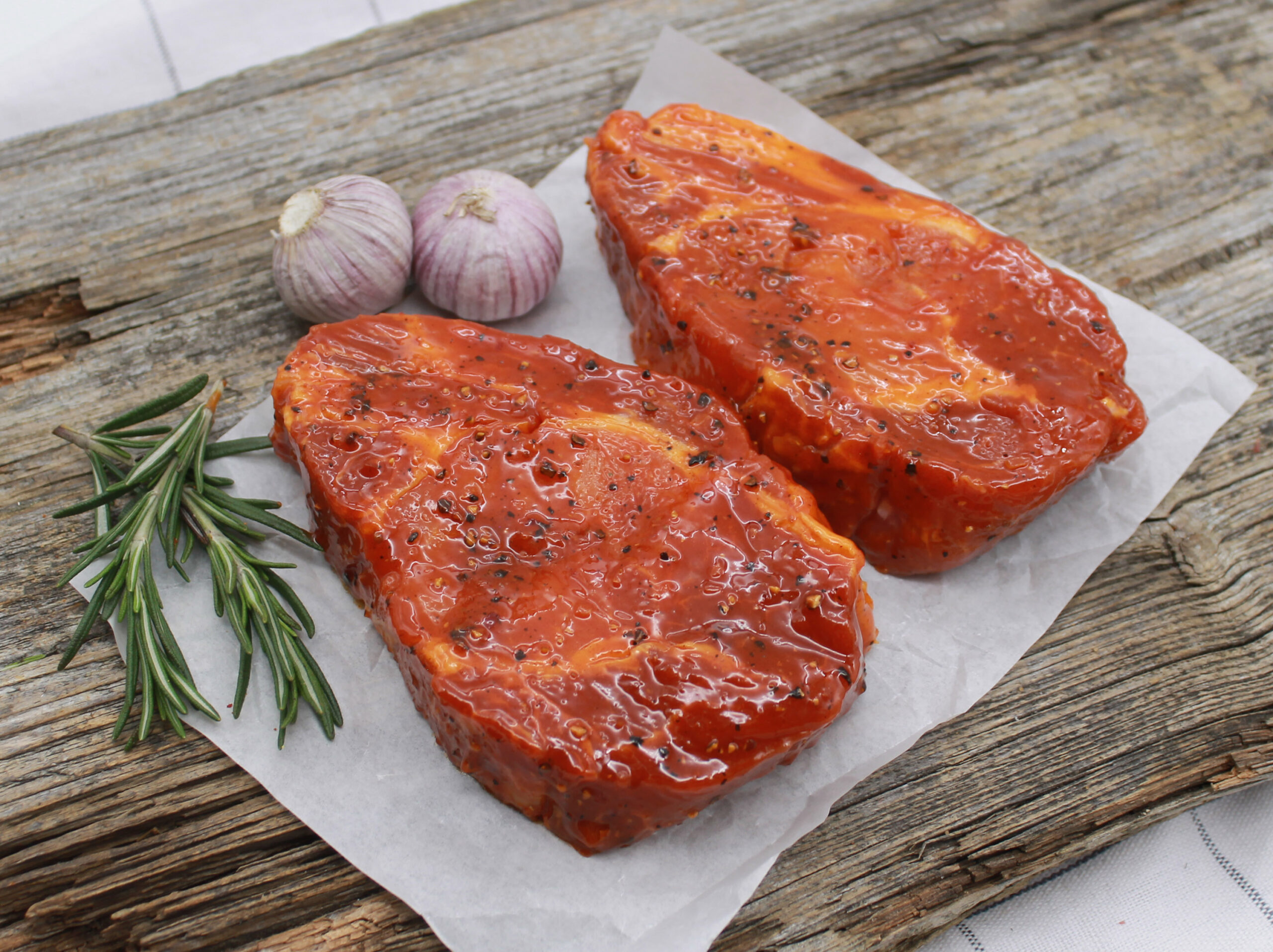 Schweinekamm Steak – Texas, mariniert