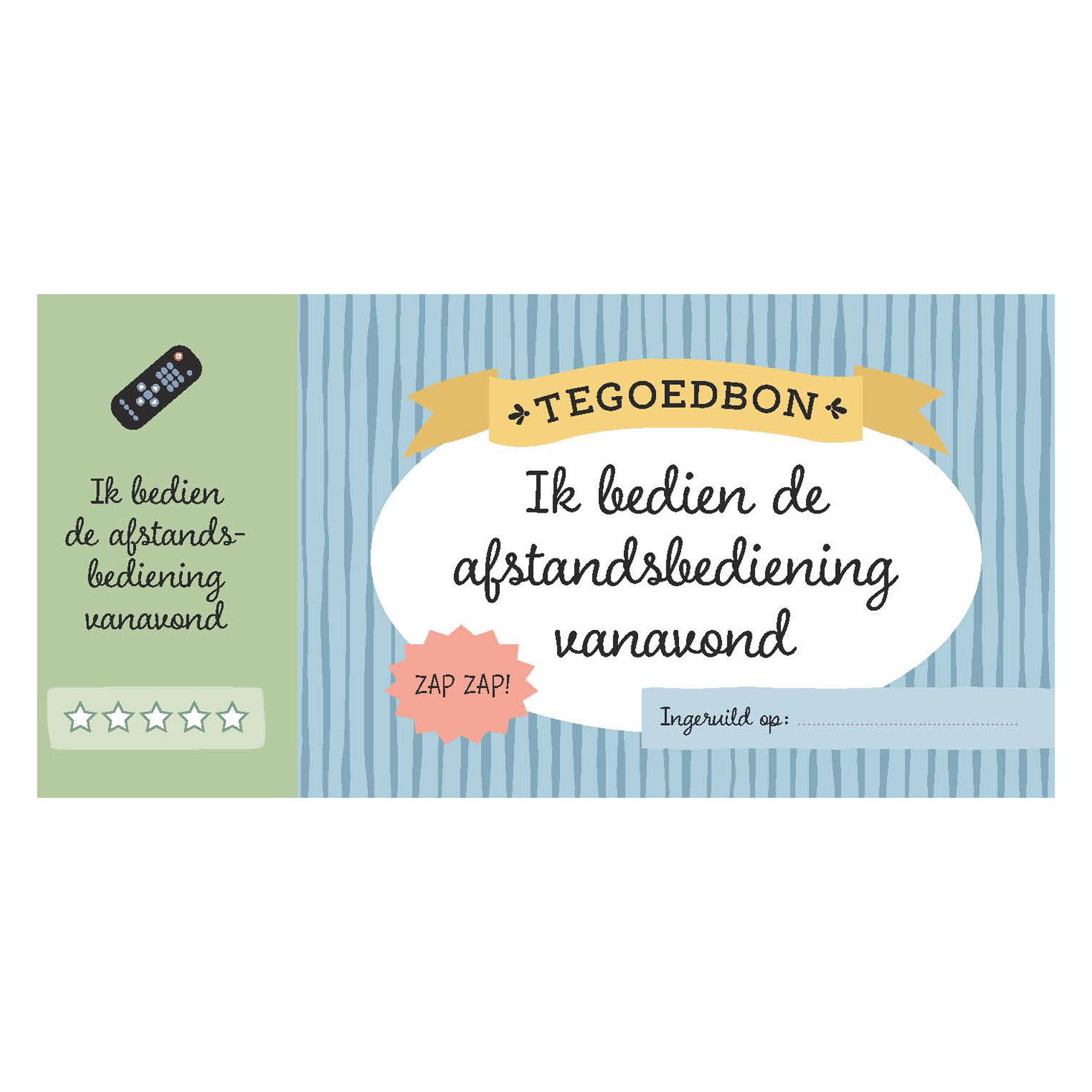 Originele Tegoedbonnen voor de liefste mama