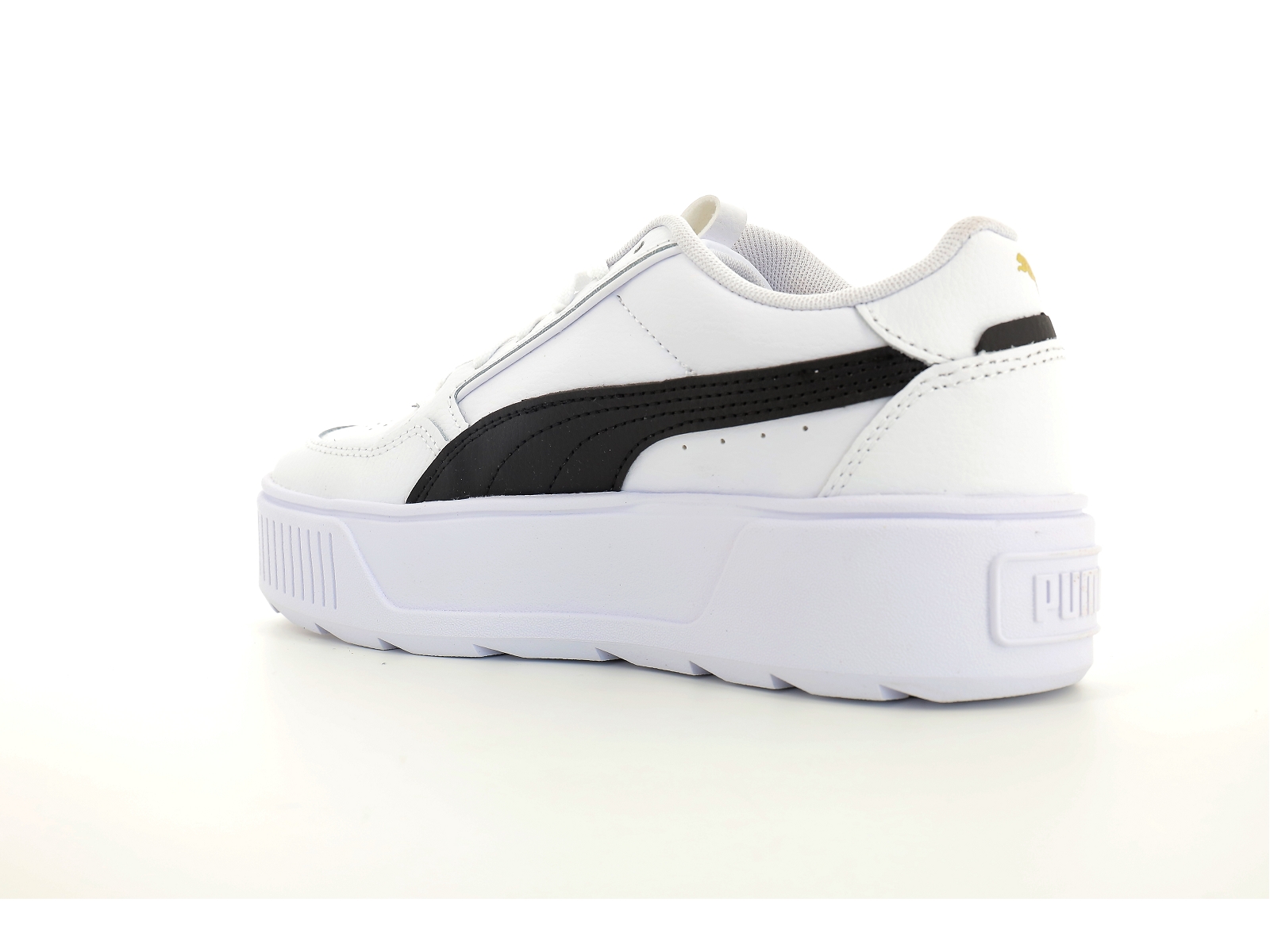 Puma-387212 Matières combinées Blanc Noir