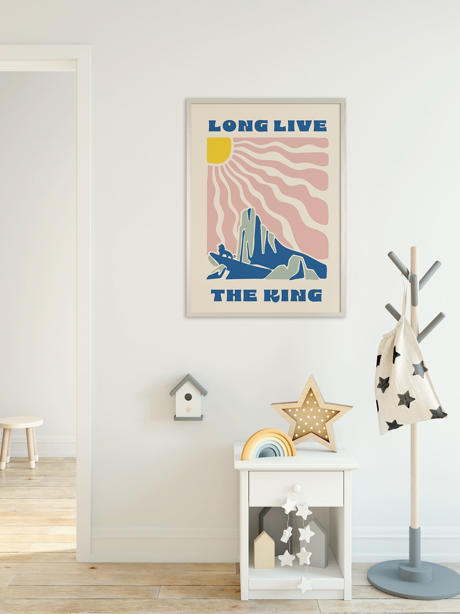 Komar Wandbild »Disney The Lion King Pride Rock« Disney Set, 1 Stk. tlg. 50 x 70 cm (Breite x Höhe) - Kinderzimmer, Dekoration