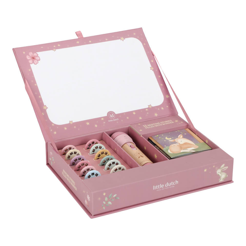 Little Dutch houten verhalen projector - roze