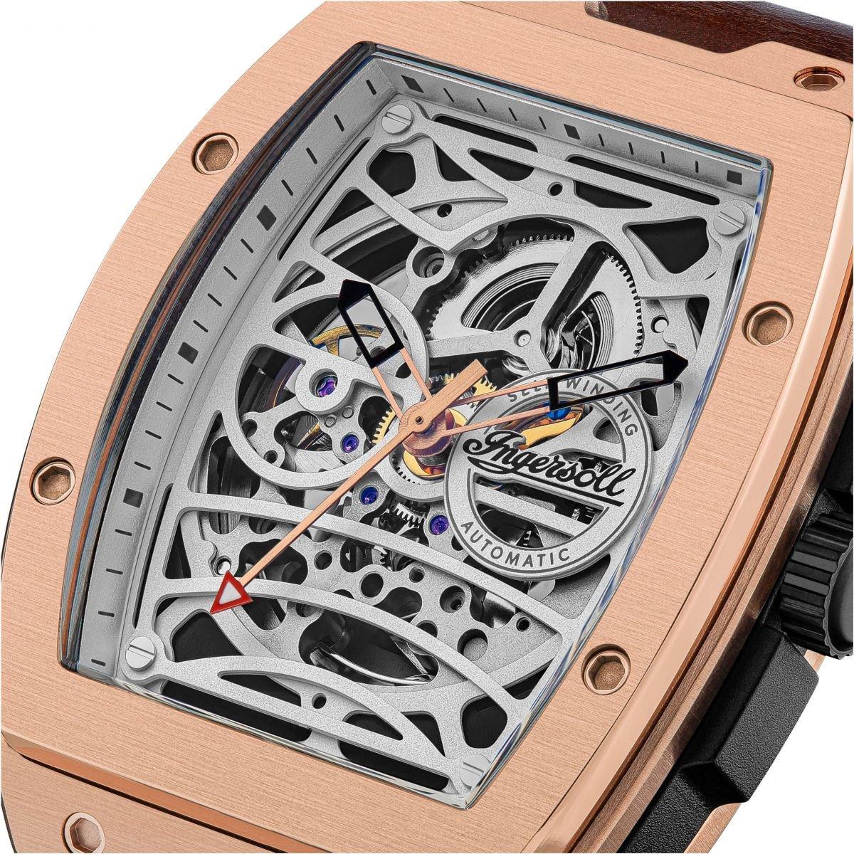 Ingersoll 1892 Challenger Automatic Brown Watch I12303