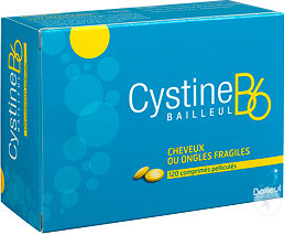 Bailleul Cystine B6 Cheveux Ou Ongles Fragiles 120 Comprimés Pelliculés