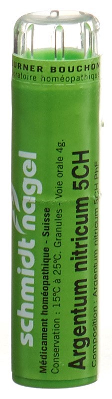 SCHMIDT-NAGEL Argentum nitricum 5 CH<br>4 g, Granulat