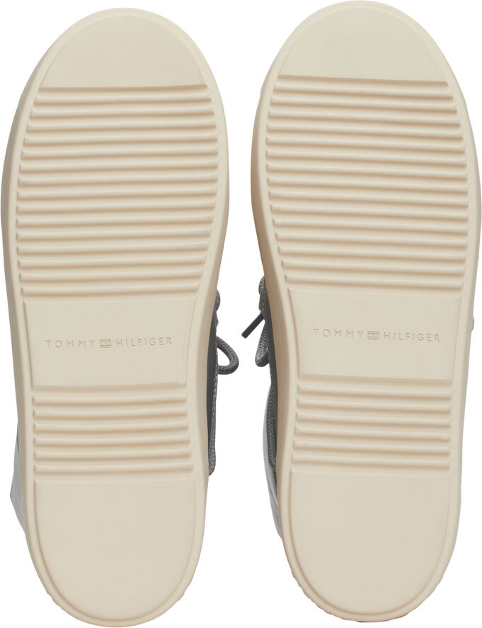Tommy Hilfiger LACE-UP METALLIC SNOWBOOT Silver