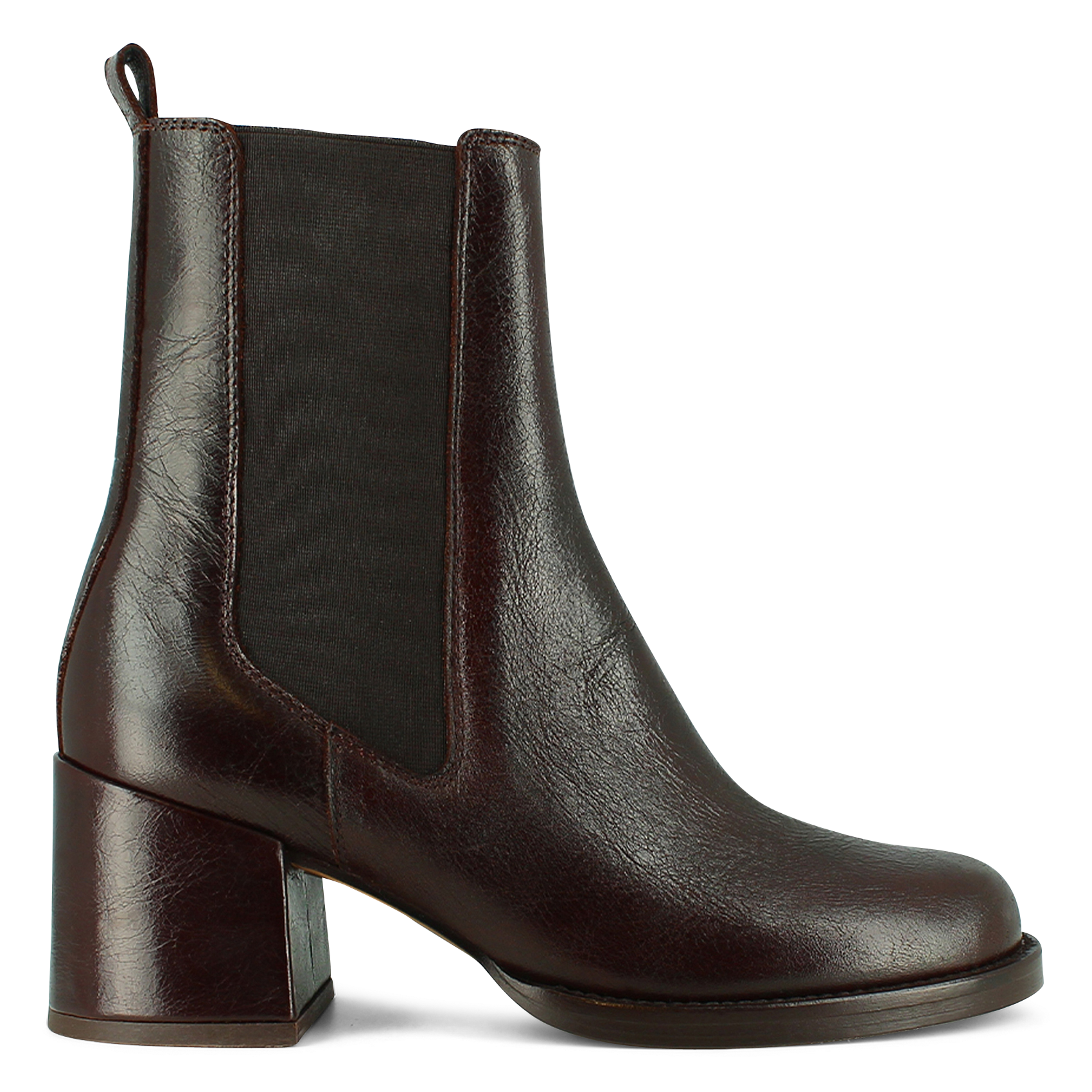 BIENVUE - Bottines en cuir | Marron