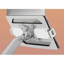 Support de laptop pour bras pour écran, argent