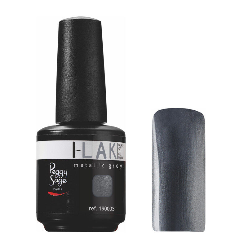 Vernis semi-permanent I-LAK metallic grey