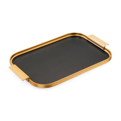 Tablett Aluminium, Schwarz