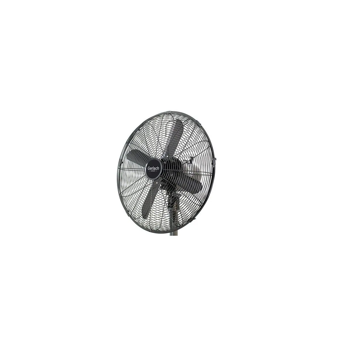 Gerlach Velocity Fan GL 7327 Bordvifte, Antall hastigheter 3, 100 W, Oscillasjon, Diameter 40 cm, Krom