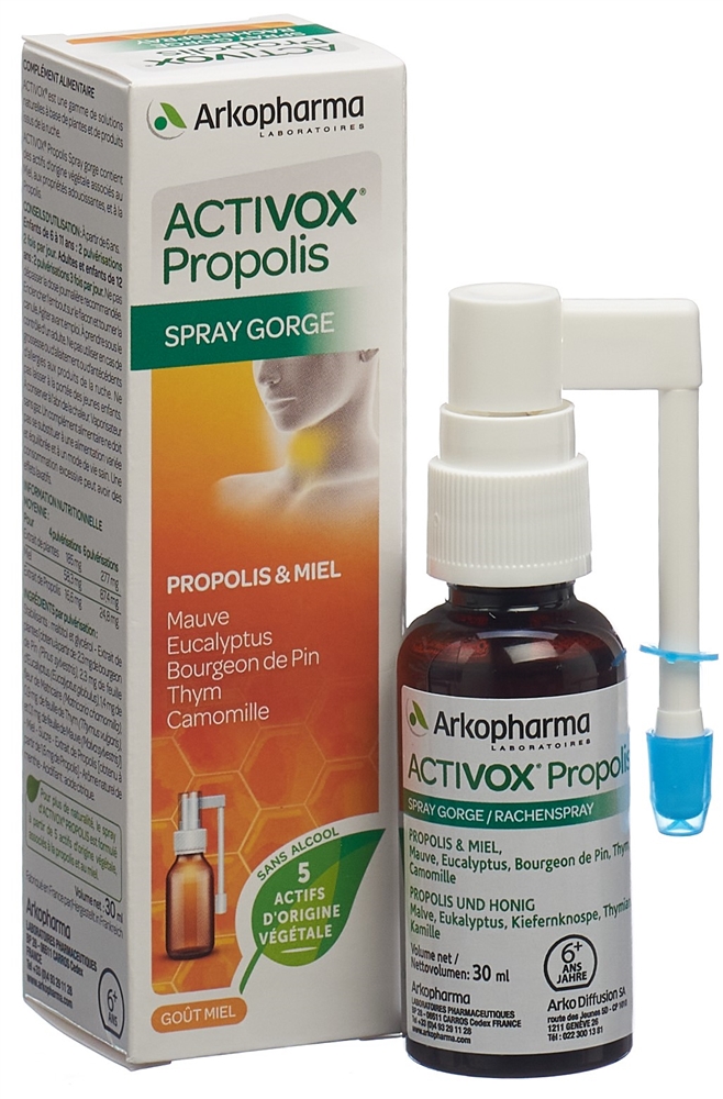 ACTIVOX Propolis Rachenspray<br>30 ml, Flasche, Spray