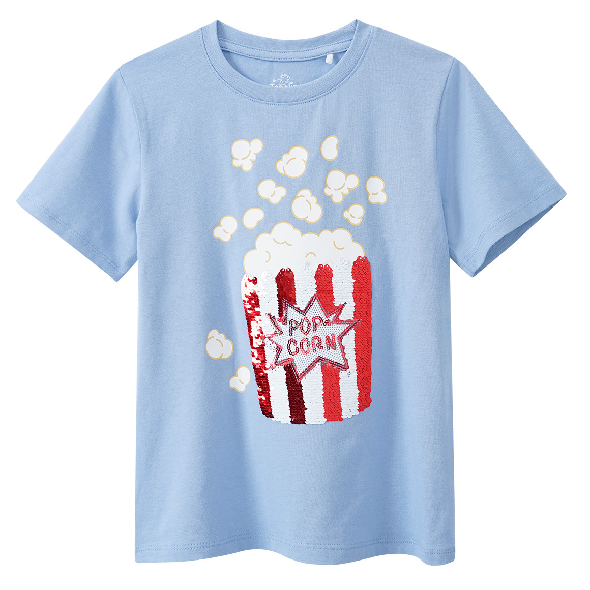 Topolino Jungen T-Shirt mit Wendepailletten hellblau