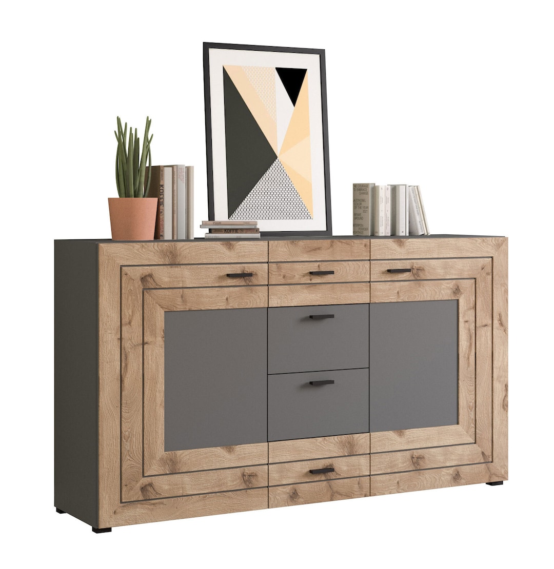 Sideboard FRENO Oak/ grau
