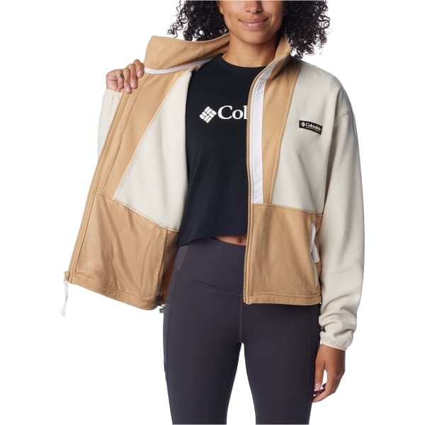 Veste polaire COLUMBIA W BACK BOWL FLEECE CHALK/CANOE/WHITE