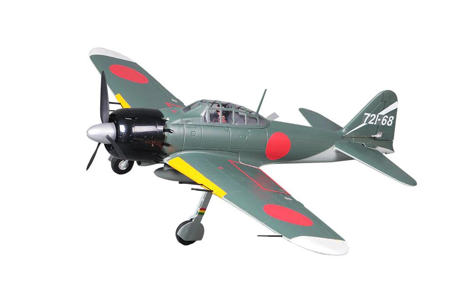 Warbird Mitsubishi Zero A6M5 1100 mm PNP<br>Japanischer Warbird mit elektrischem Einziehfahrwerk