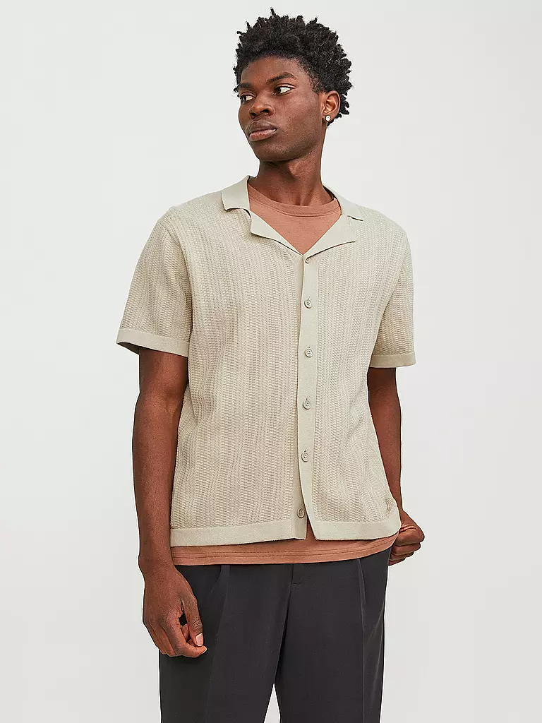 JACK & JONES Poloshirt JORVALENCIA beige