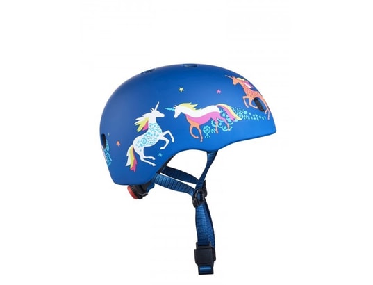 MICRO - Vélo enfant Casque licorne - nouvelle gamme - boucle magnétique / lumièr...