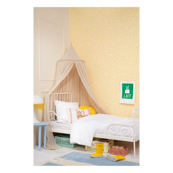 Maison Janette Rouleau de papier-peint Lucette | Jaune citron