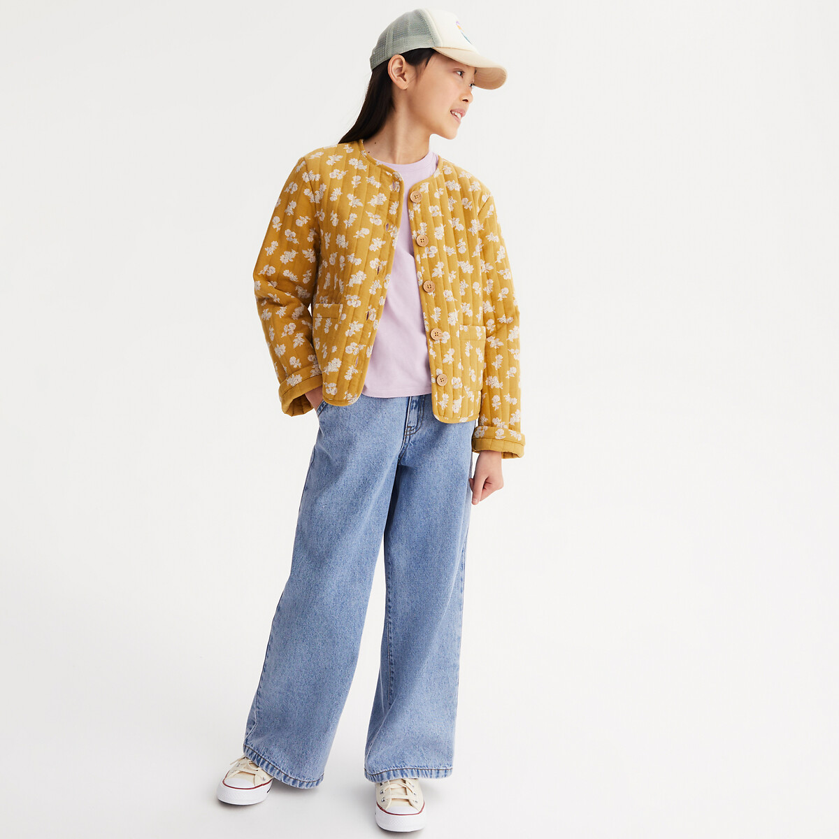 COLEÇÕES LA REDOUTE<br>Jaqueta acolchoada estampada, tetra