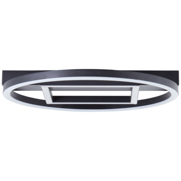 Brilliant plafondlamp Maureen 24W 2500 lm zwart