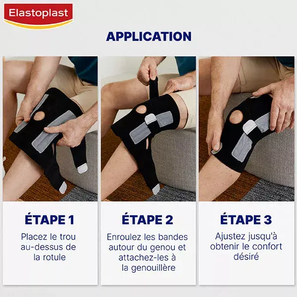 Joelheira estabilizadora ajustável Elastoplast Sport