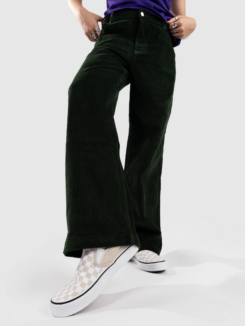 Blue Tomato Baggy Cord Pants pine green