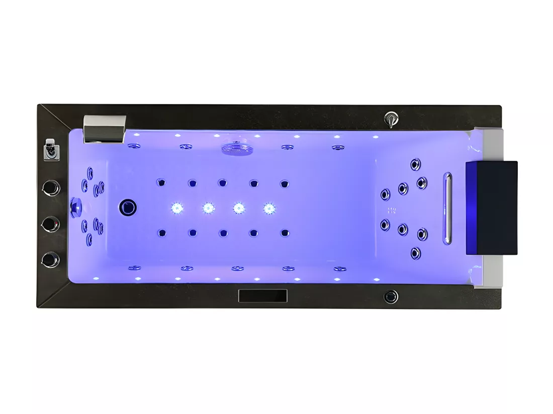Baignoire balneo Lord Solo1 place ZELAND® 170x75 - GAUCHE