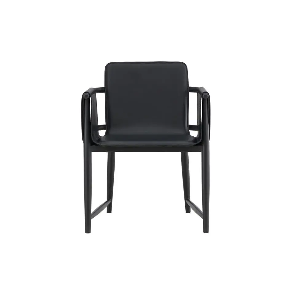 Fauteuil Zwart Metaal - 61x60x78cm - Bjäre