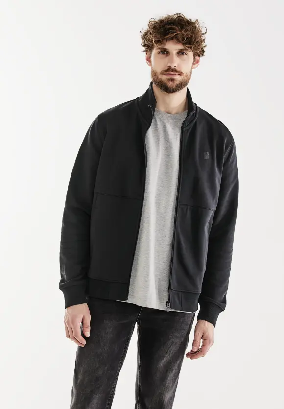 Troyer Sweatjacke - faded black