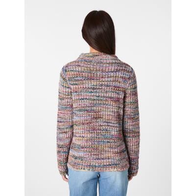 Damen-Wendepullover meliert, Multicolor