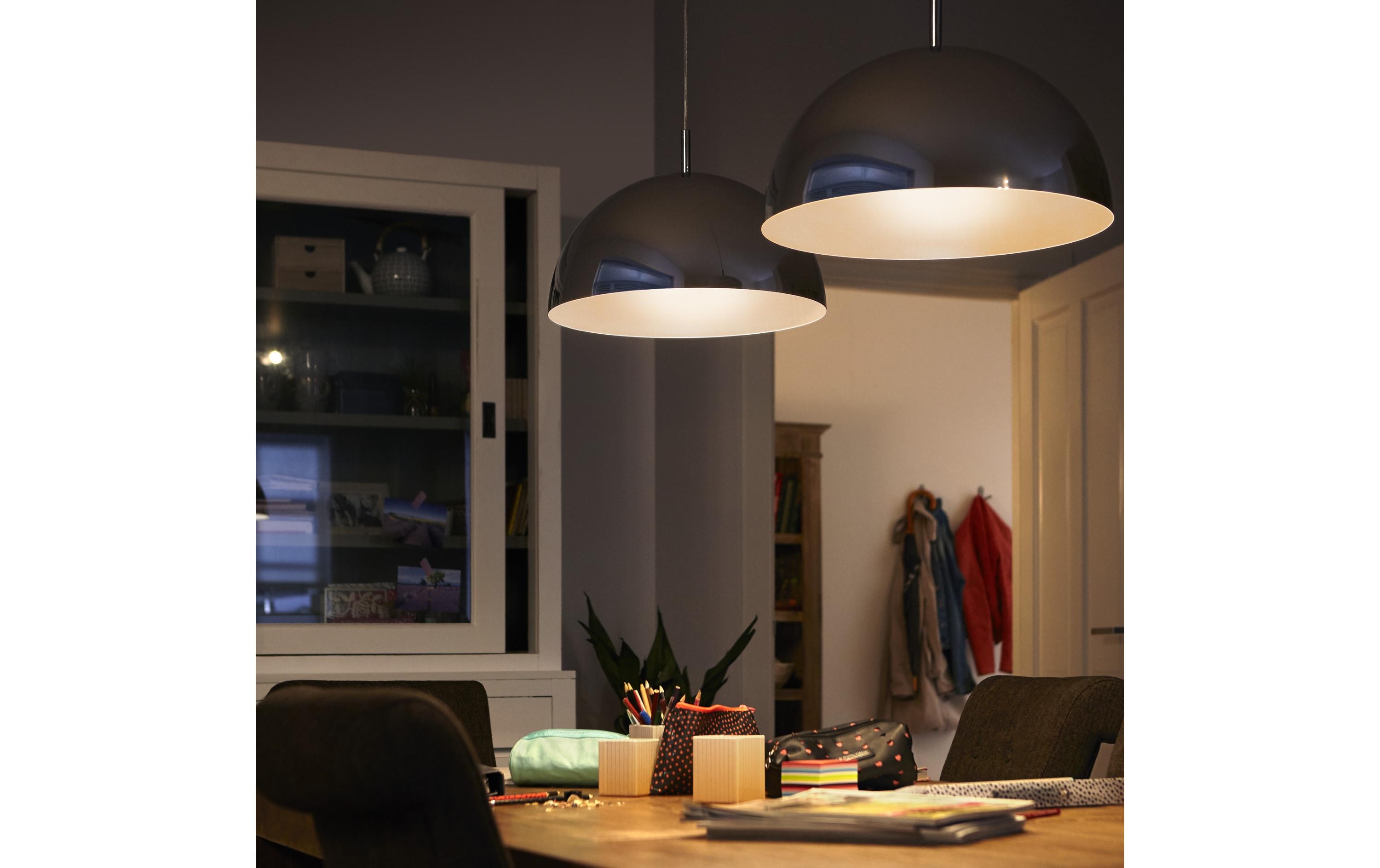 Lampe Classic, 2x LED-Lampe 40W B35 E14 2700K NeutralweissLeuchtmittel B35 mit klarem Glas