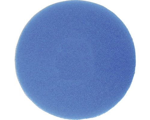 Fijne ronde blauwe filterspons