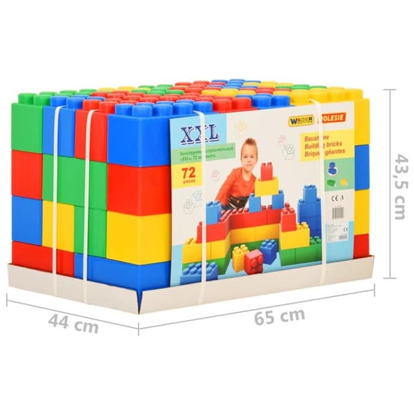 Polesie wader Byggeklosser XXL 72 stk