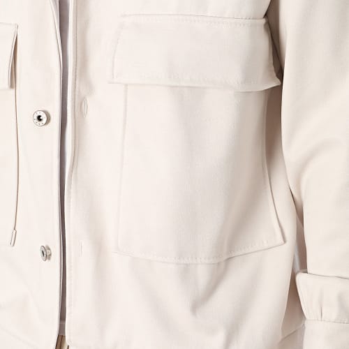 Ensemble Surchemise Et Pantalon Cargo Beige Clair