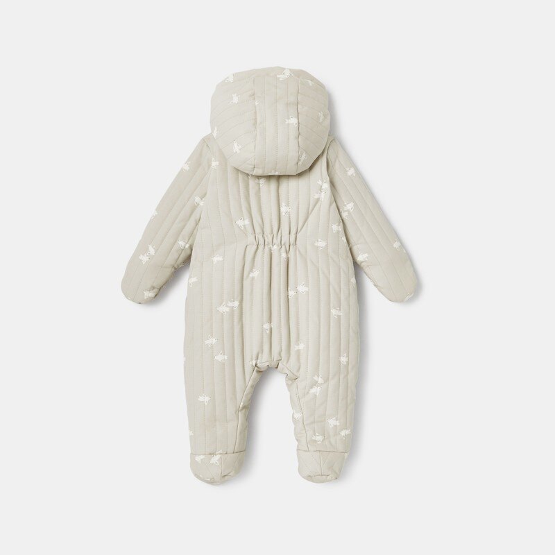 Combinaison-pilote matelassée et doublée beige naissance Absorba Beige