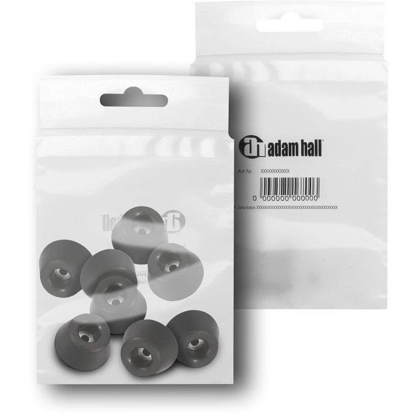 Adam Hall 4901M8AH rubberen voetje 30 x 15 mm (8 stuks)