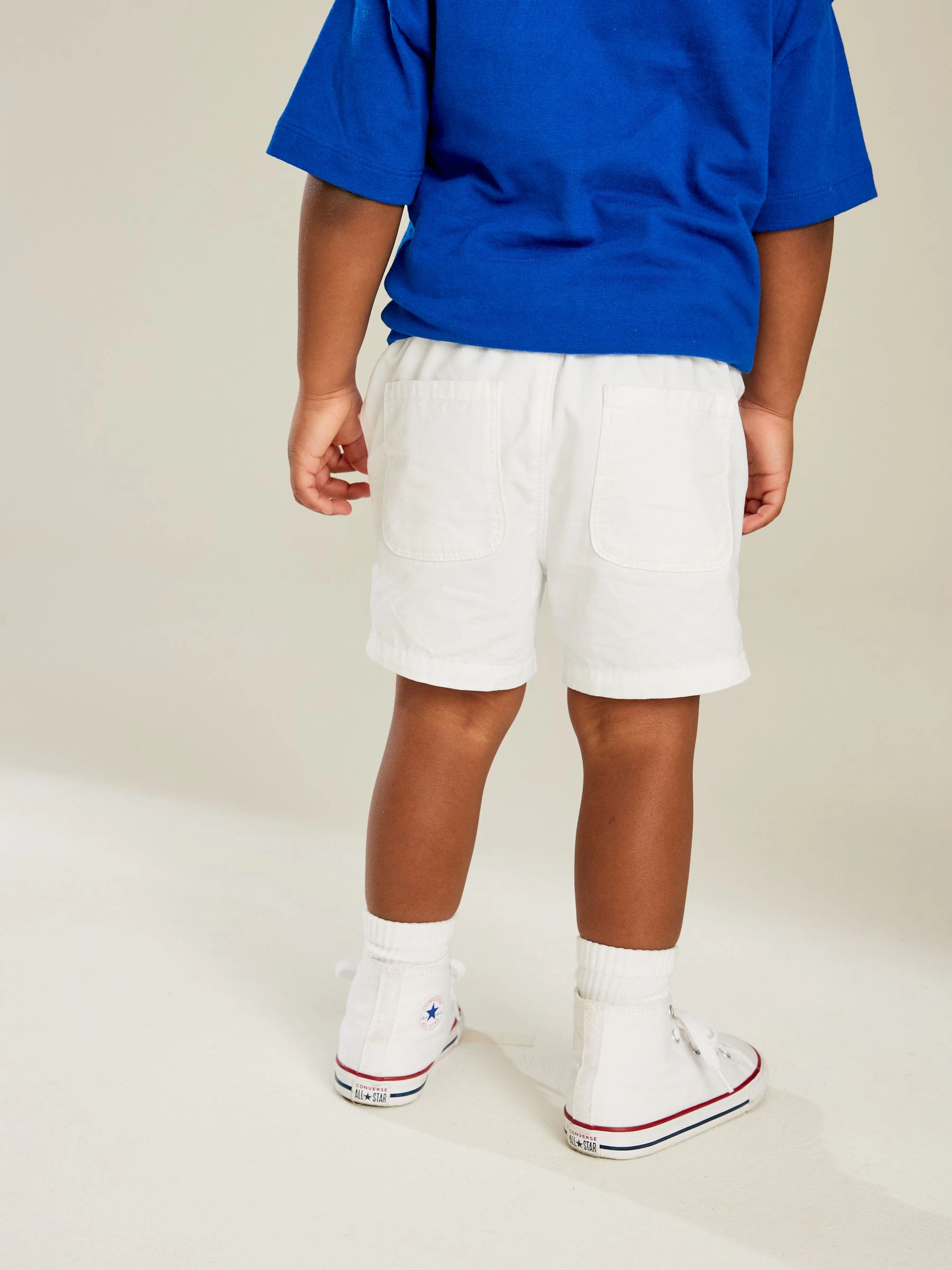 Wit - Shorts met trekkoord (3mnd-7jr)