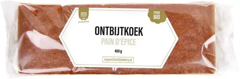 Ontbijtkoek Bio (per stuk)