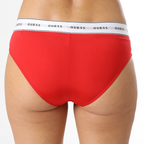 Culotte Femme O2BE08-KBBT0 Rouge