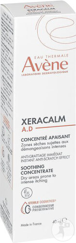 Avène Xeracalm A.D Concentré Apaisant Zones Sèches Eczéma Atopique/Démangeaisons Intenses 40ml
