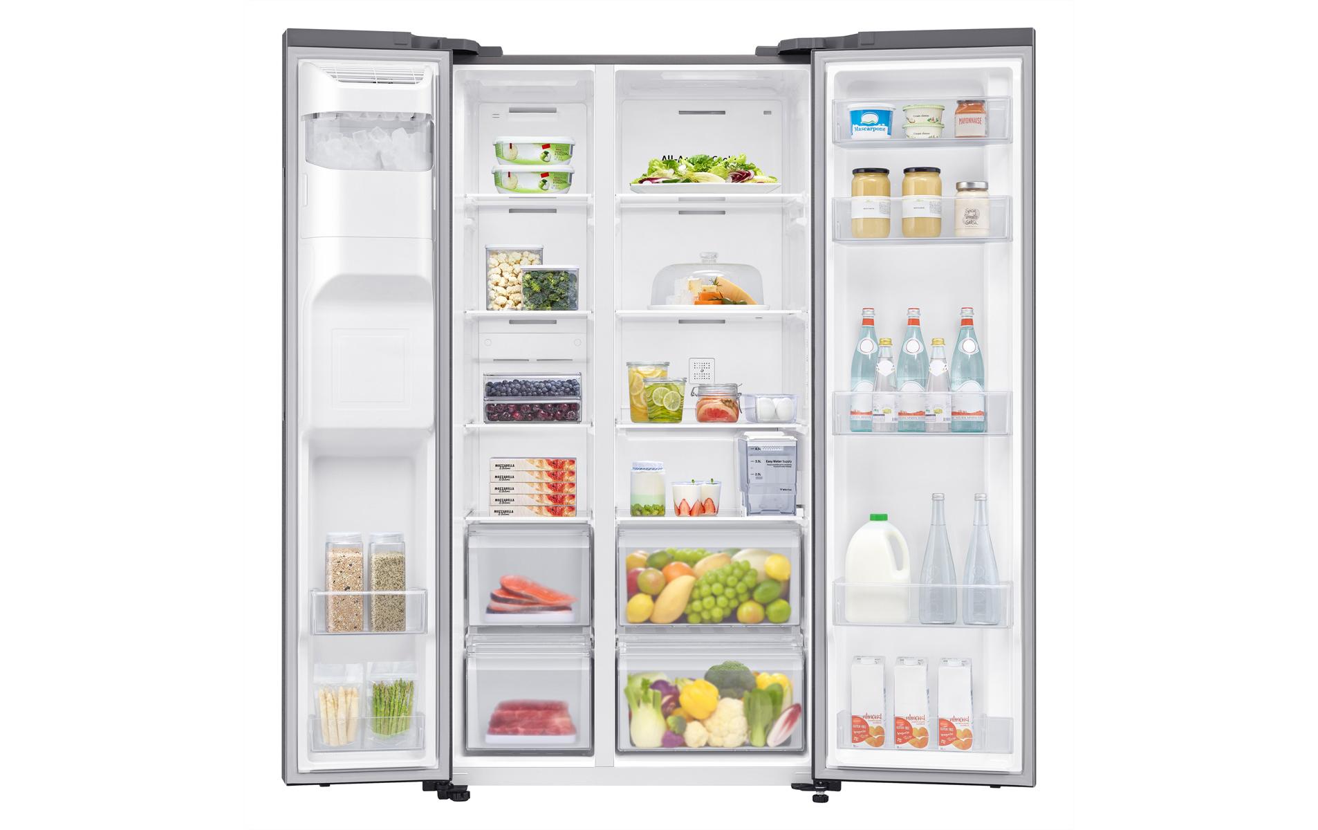 Foodcenter RS64DG5303S9WS Silber matt<br>Side by Side Kühl- und Gefrierteil