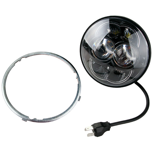 Sifam - Projecteur rond 8 led 30/48W Ø114 x 99,6 mm Noir
