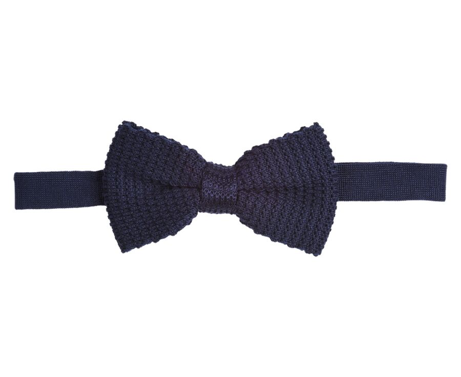 Noeud Papillon homme Tricot Marine