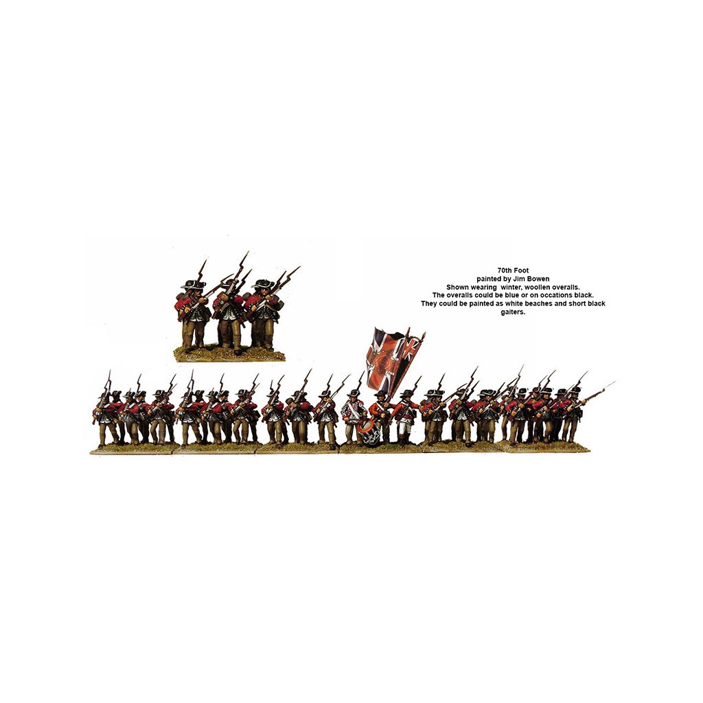 Infanterie Britannique Guerre d'Indépendance Américaine